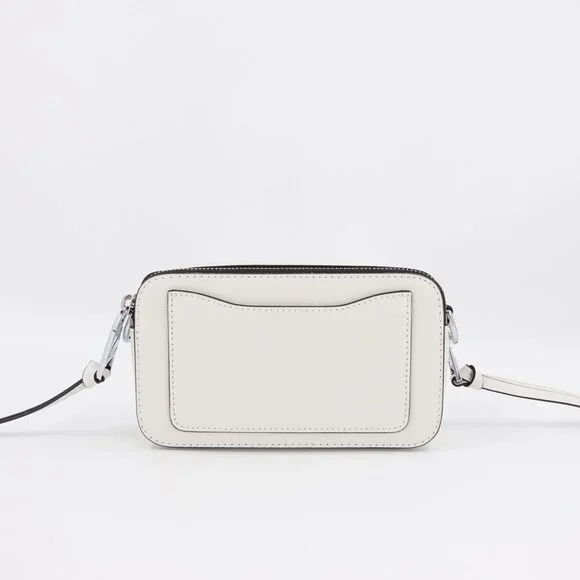 Marc Jacobs x Peanuts Snoopy The Snapshot Logo Plaque Crossbody Bag White OS - Picture 6 of 14